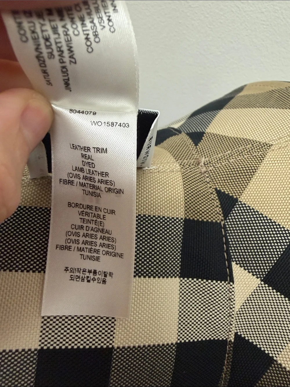Authentic Burberry Reversible Bucket Hat Unisex. Size XL.